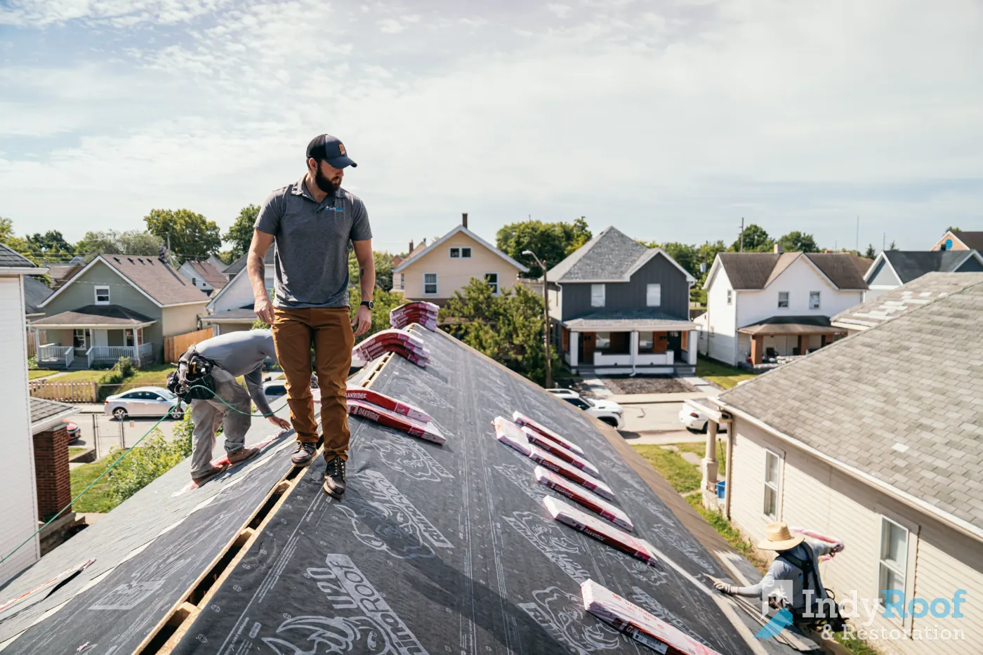 Roofing by University Heights Roofing near Meridian Hills, IN